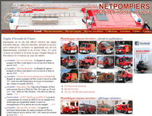 Tablet Screenshot of netpompiers.fr